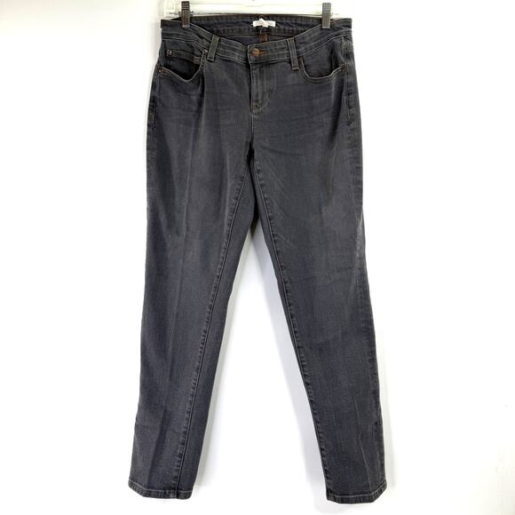 Eileen Fisher Organic Cotton Straight Leg Jeans Size 4 - Picture 1 of 7